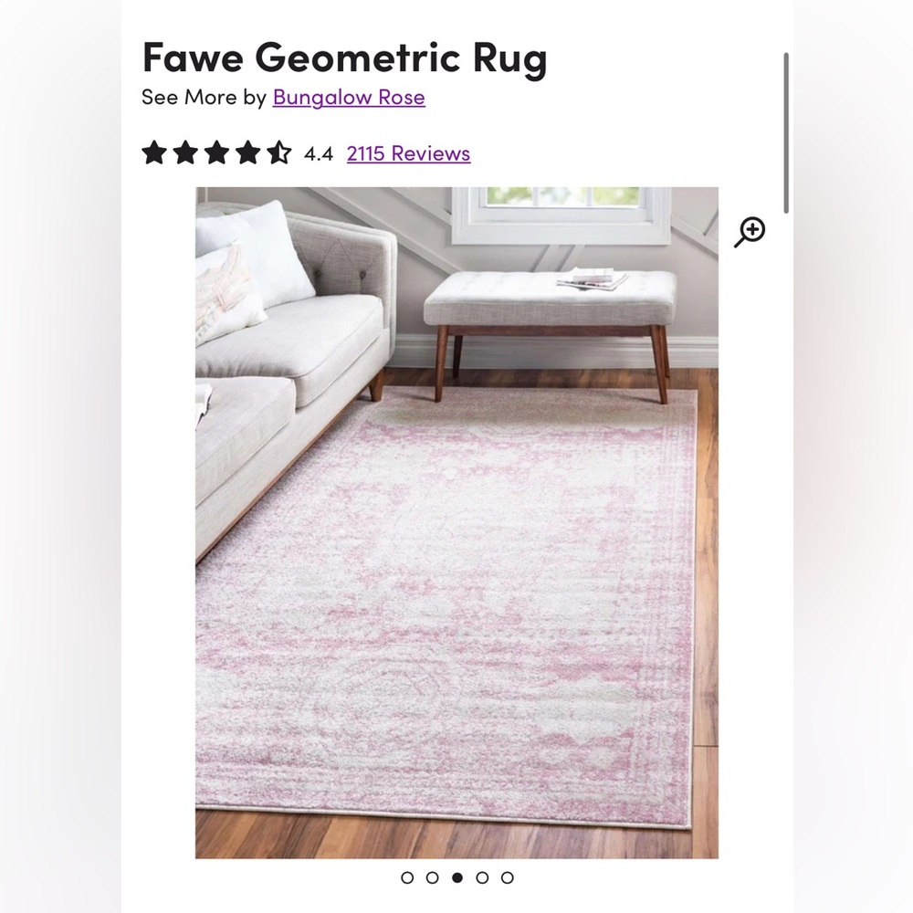 Wayfair Rug! 7’1” x 10’ - Picture 2 of 5